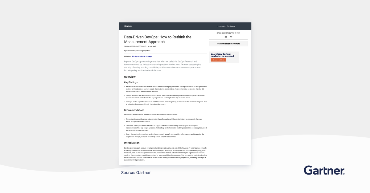 7 steps to align DevOps performance metrics with business goals