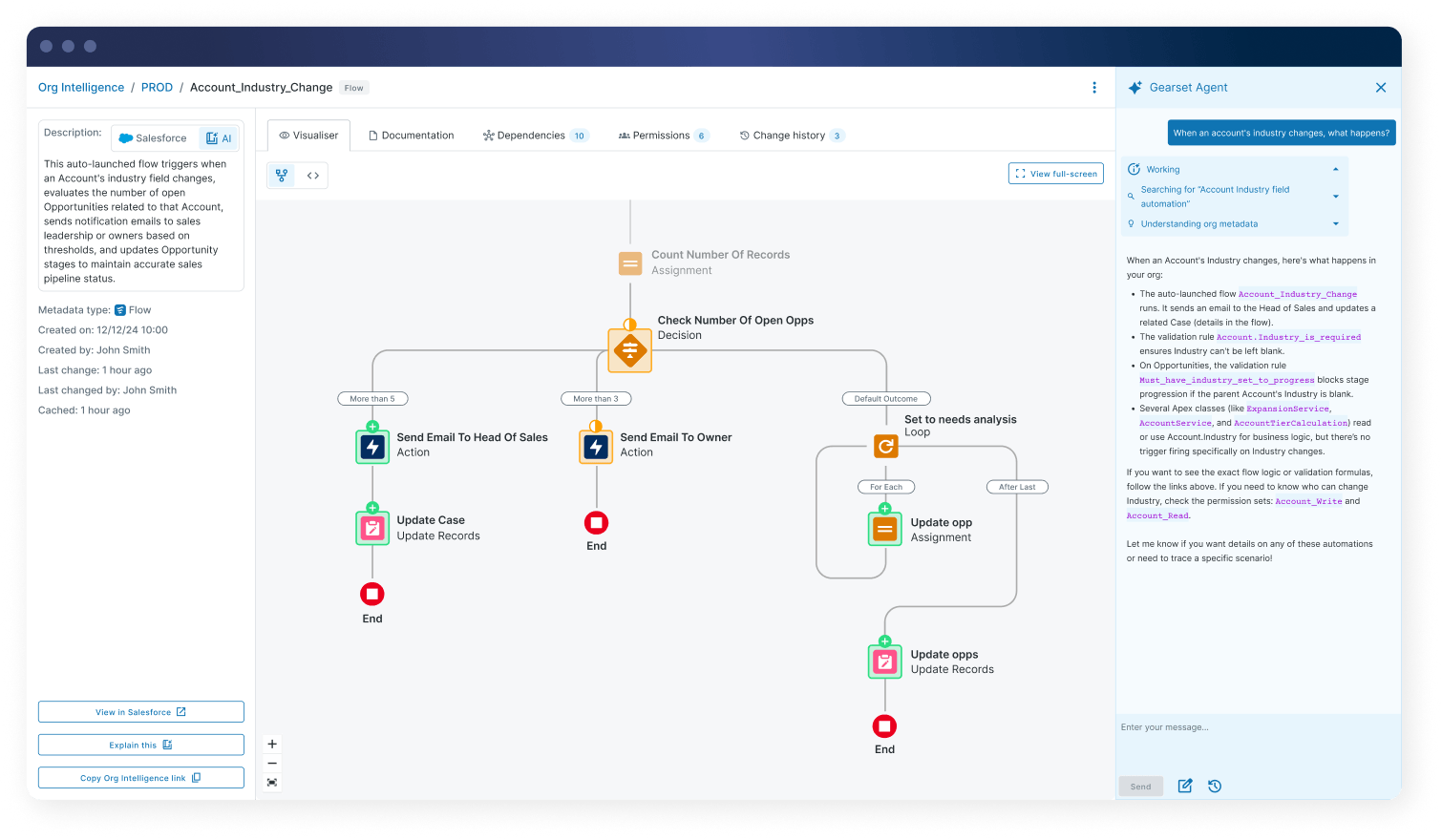 Org Intelligence and the Gearset Agent